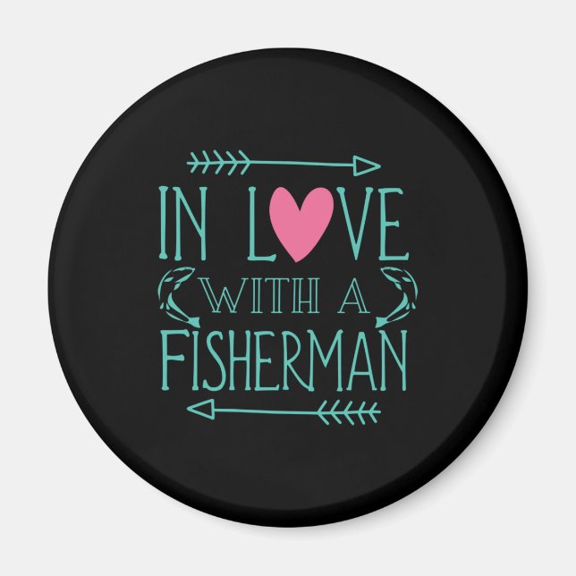 Aimant Pêcheur amoureux d'un pêcheur (Devant)