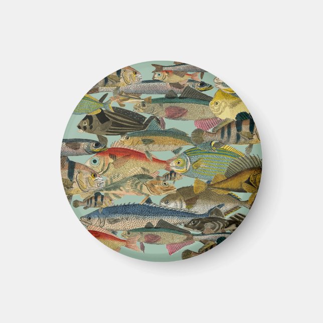 Aimant Pêcheur Pêcheur En Mer Profonde Pêche Exotique Tro (Devant)