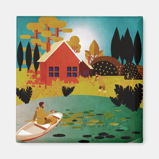 Aimant Pêcheurs (Devant)