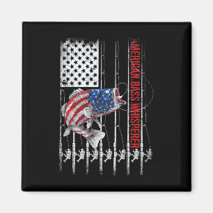 Aimant Pêcheurs patriotiques Américain B Pro Whisperer Pê