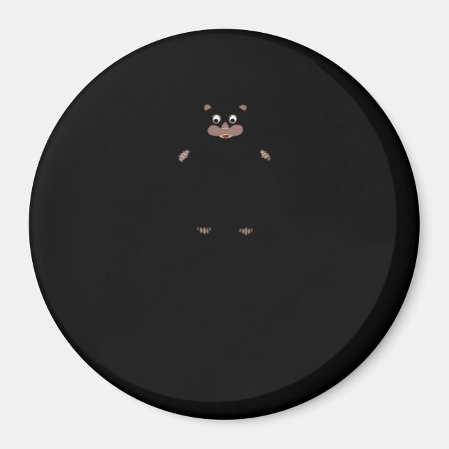 Aimant Peekabo (blanc) (Devant)