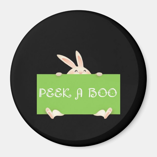 Aimant Peekaboo Bunny (Devant)