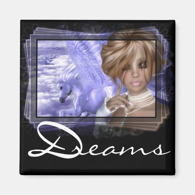 Aimant Pegagus & Fairy - Imaginaire Gamme de produits (Devant)