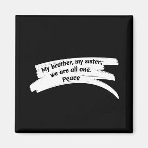 Aimant Peindre le message de paix effacer