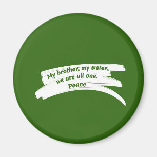 Aimant Peindre un trait effacer le message de paix