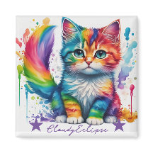 Peintre Arc-en-ciel Chatons