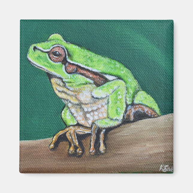 Aimant Peinture à la grenouille (Devant)