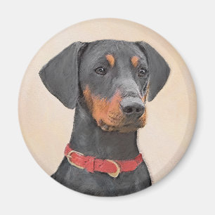 Aimant Peinture allemande Pinscher peinture art animal or