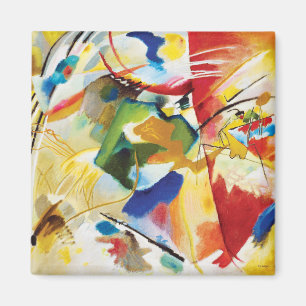 Aimant Peinture avec Centre Vert par Wassily Kandinsky