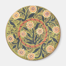Peinture d'art populaire floral