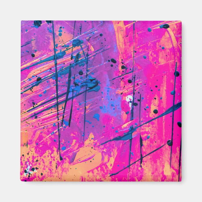 Aimant Peinture de couchage d'été Abstraite (Devant)