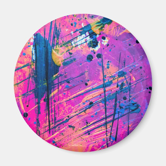 Aimant Peinture de couchage d'été Abstraite (Devant)