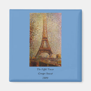 Aimant Peinture de Georges Seurat : La Tour Eiffel (1889)
