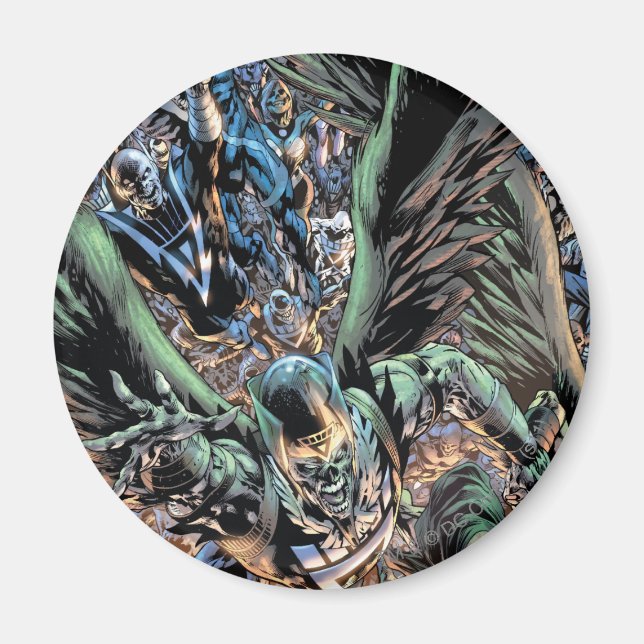 Aimant Peinture de groupe de nuit la plus noire - Couleur (Devant)