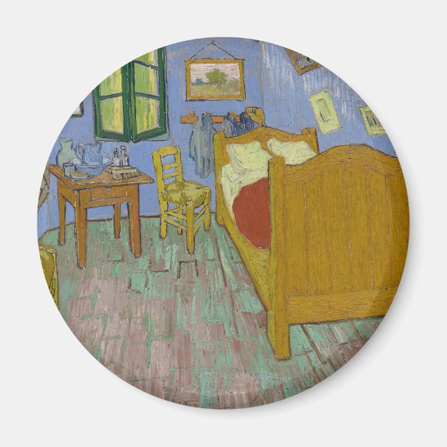 Aimant Peinture de la chambre de Vincent Van Gogh (Devant)