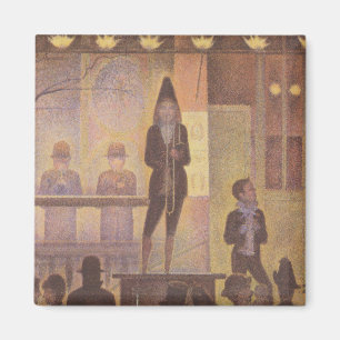 Aimant Peinture de Seurat - le défilé de cirque
