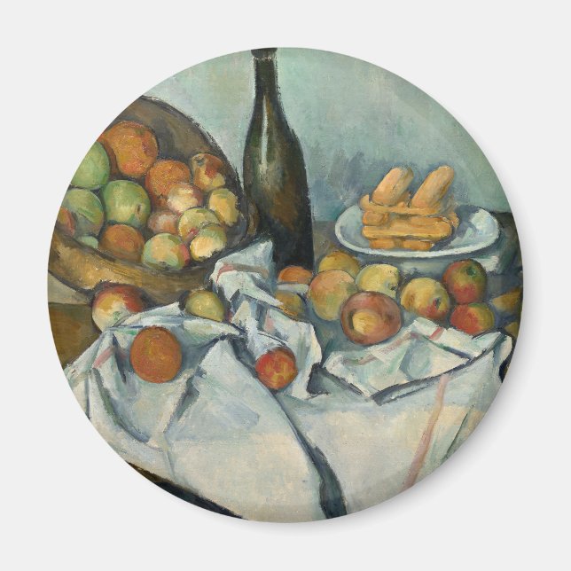 Aimant Peinture impressionniste de Cezanne Friut Apple (Devant)