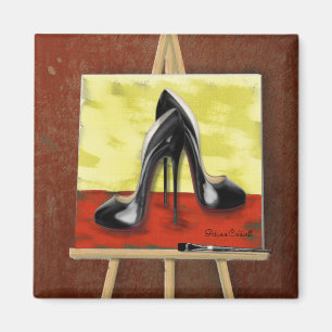 Aimant Peinture numérique d'une peinture de Stiletto noi
