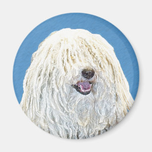 Aimant Peinture Puli - Cute Original Chien Art