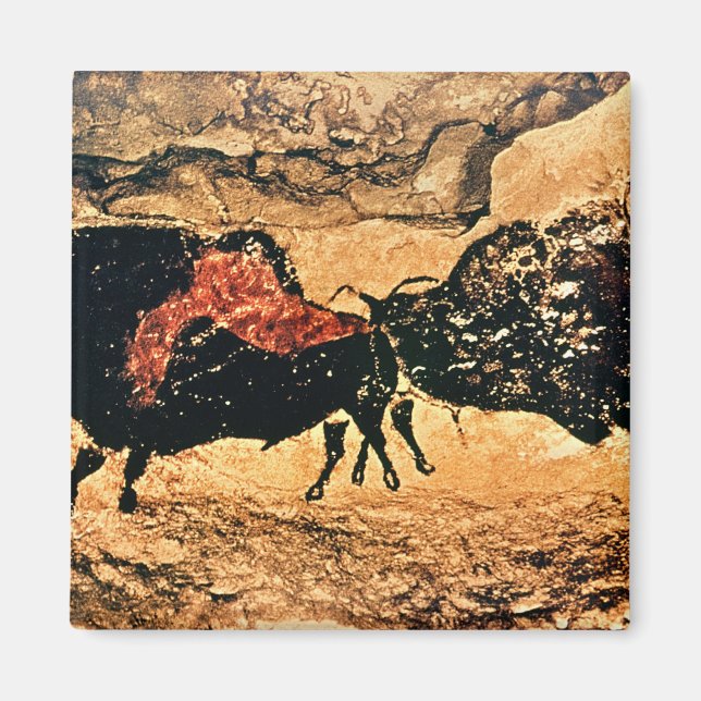 Aimant Peinture rocheuse de bison, c.17000 av. (Devant)