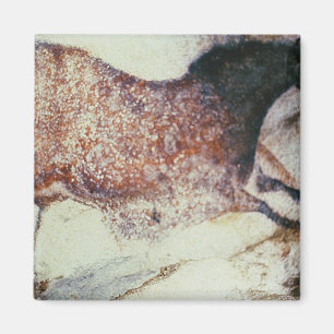 Aimant Peinture rocheuse d'un cheval galopant, c.17000 av