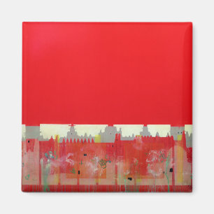 Aimant Peinture rouge
