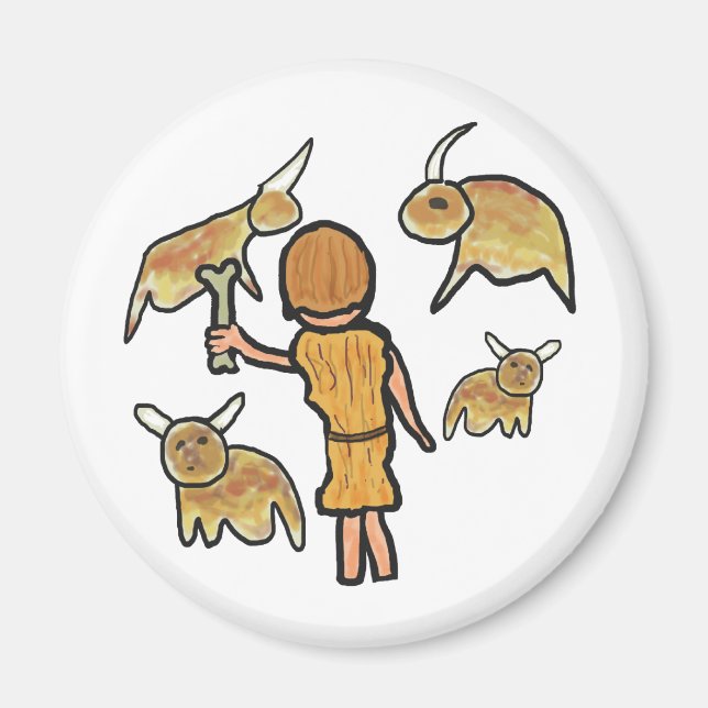 Aimant Peinture rupestre (Devant)