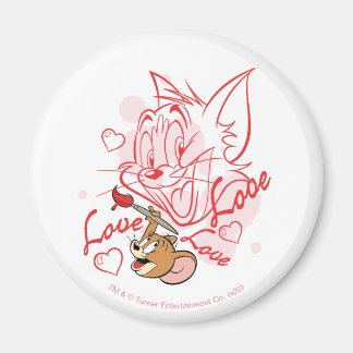 Aimant Peinture Tom & Jerry Valentine