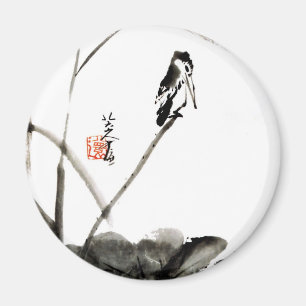 Aimant Peintures aquarelles anciennes chinoises
