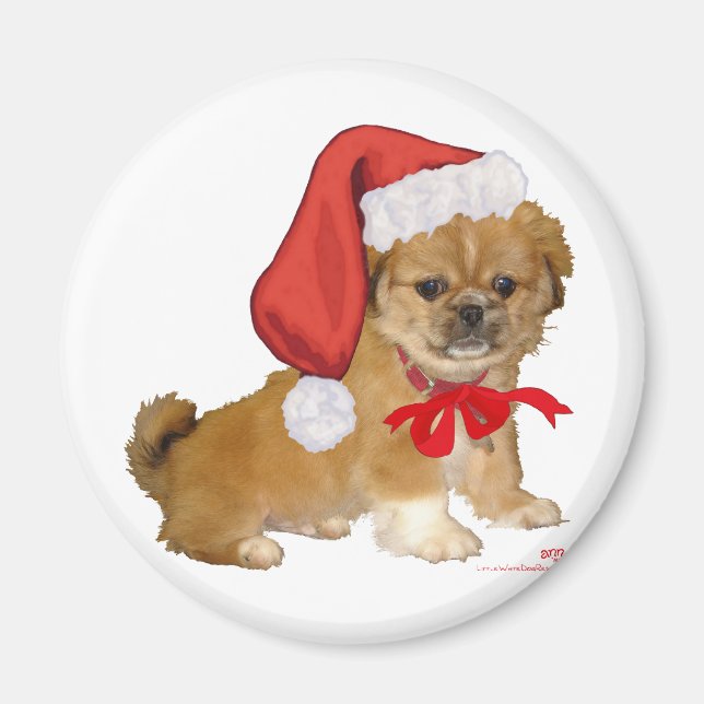 Aimant Pékinois Noël (Devant)