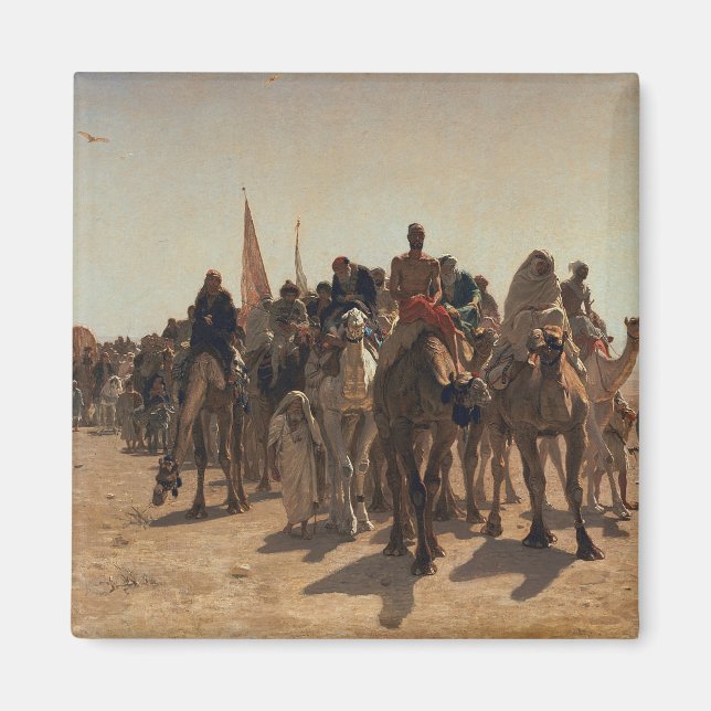 Aimant Pèlerins se rendant à La Mecque, 1861 (Devant)