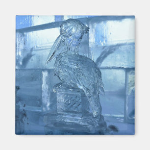 Aimant Pelican Ice Sculpture, Québec, Canada