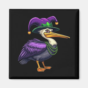 Aimant Pelican Mardi Gras - Carnival Fun pour Amoureux de