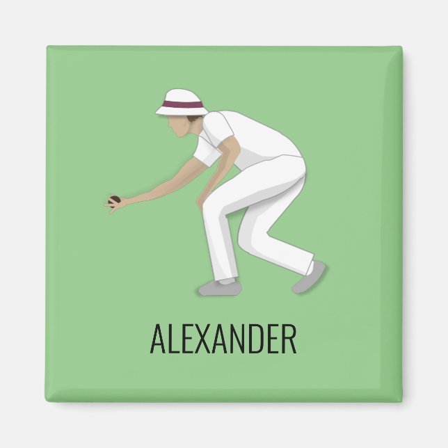 Aimant Pelouse Bowls (Devant)