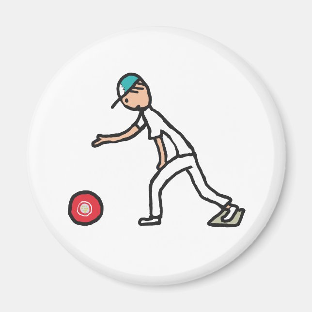Aimant Pelouse Bowls (Devant)