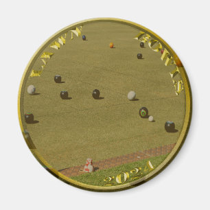 Aimant Pelouse Bowls 2024 Golden Coin,