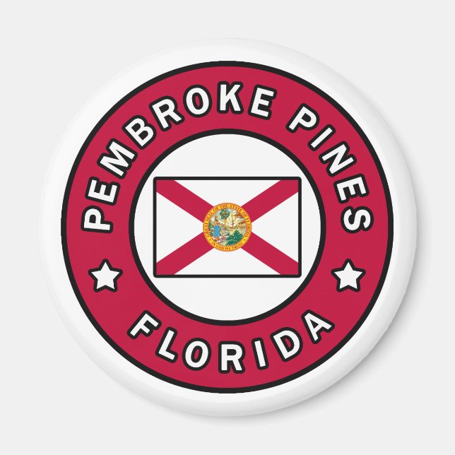 Aimant Pembroke Pines Floride (Devant)