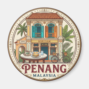 Aimant Penang Shophouse Kopitiam Malaisie