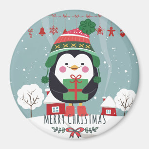 Aimant Penguin de Christmas
