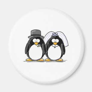 Aimant Penguins de mariée et de chambre