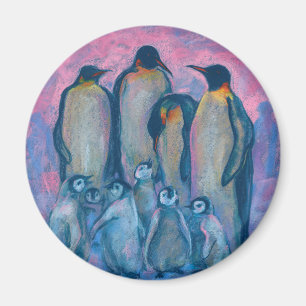 Aimant Penguins empereurs, Oiseaux de l'Antarctique Paren