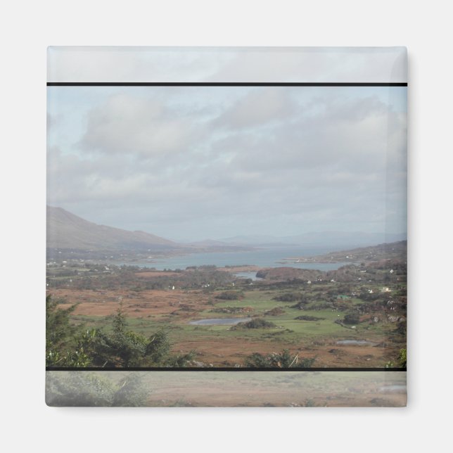 Aimant Péninsule de Beara, Irlande. Vue pittoresque. (Devant)
