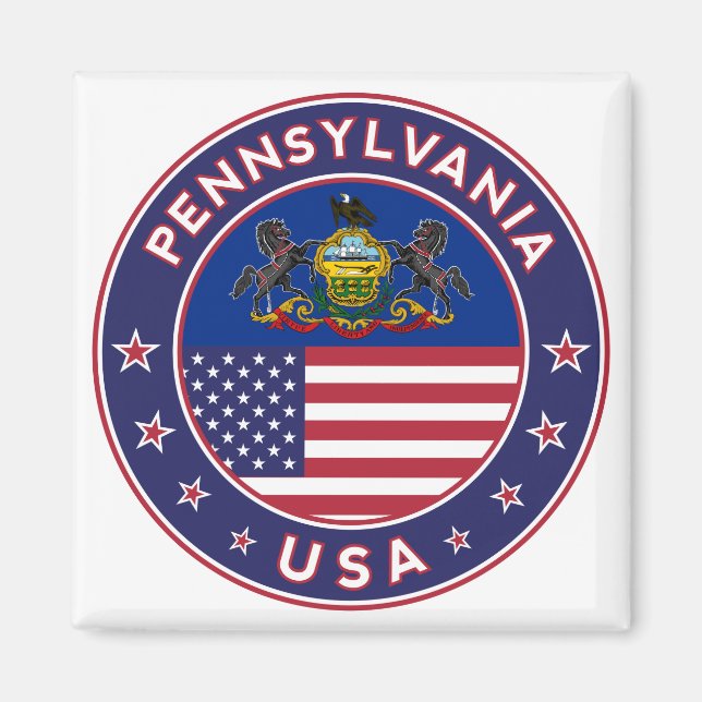 Aimant Pennsylvanie (Devant)