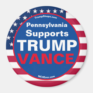 Aimant Pennsylvanie appuie TRUMP VANCE Réfrigérateur