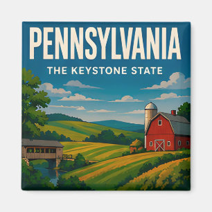 Aimant Pennsylvanie Philadelphie Pittsburgh Voyage Histor