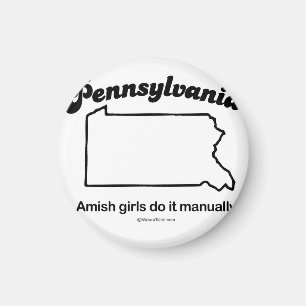 Aimant PENNSYLVANIE - T-shirts "PENNSYLVANIA STATE MOTTO"