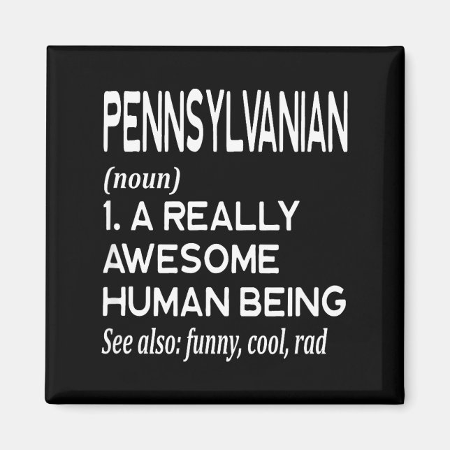 Aimant Pennsylvanien Pennsylvanie Pa Philly Philadelphie  (Devant)