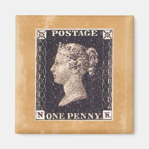 Aimant Penny Black Postage Stamp