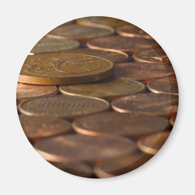 Aimant Penny Penny Cos Argent (Devant)