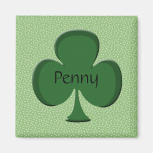 Aimant Penny Shamrock Nom de l'aimant